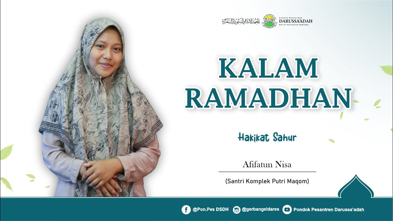 KALAM RAMADHAN | HAKIKAT SAHUR
