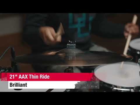 Sabian AAX 21" Thin Ride Brilliant Finish - Get it from Cymbal House