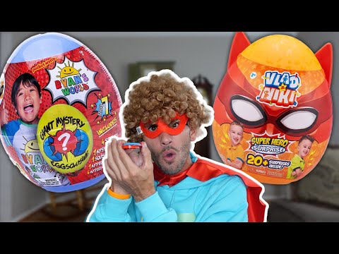 Billy's Toy Review - Vlad & Niki VS Ryan's World Mystery Eggs