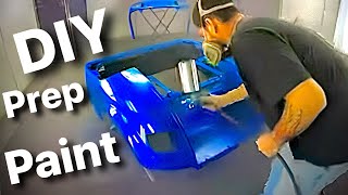 💥 Golf Cart Paint / Prep & Absolute Beautiful Color Is Sprayed 🥶✨