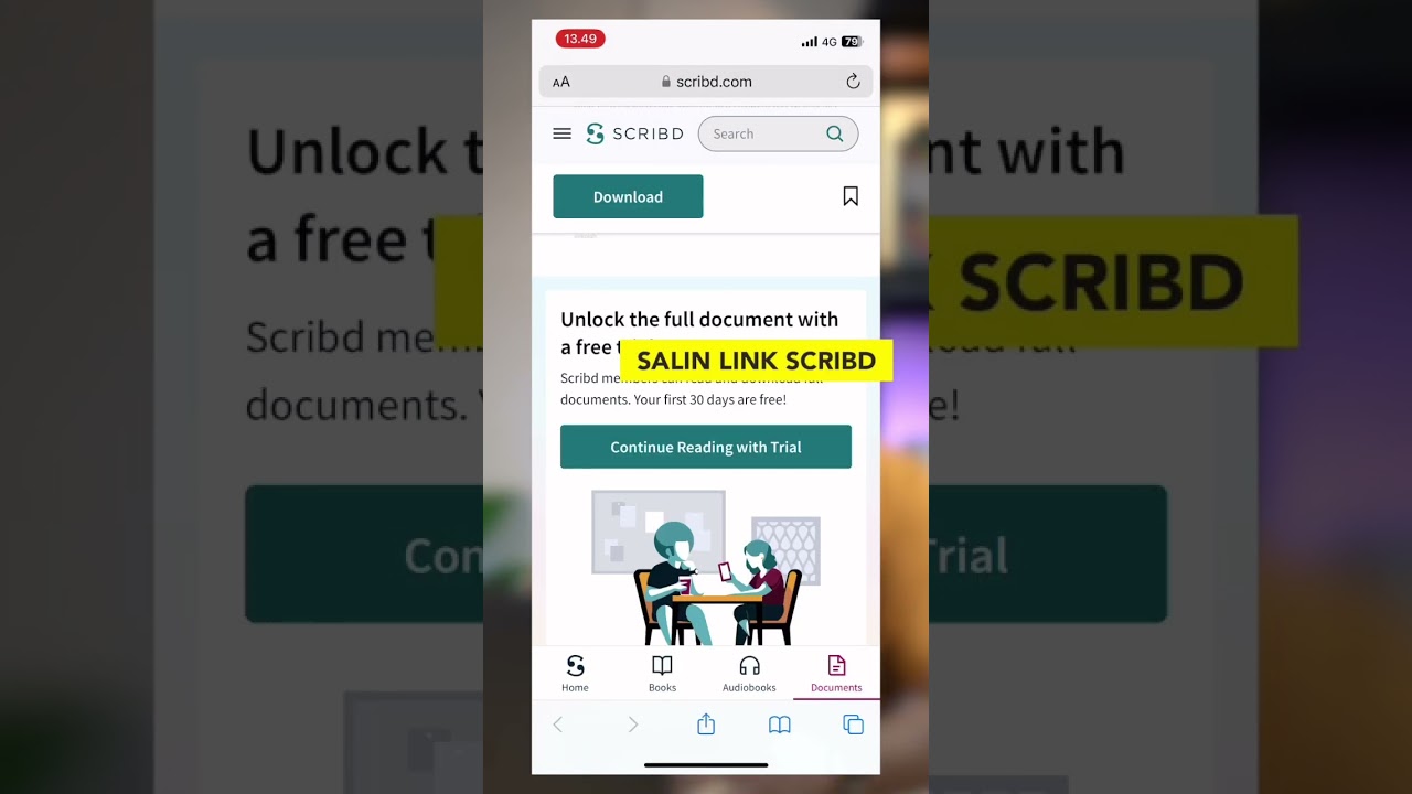 TIPS Unlock SCRIBD Premium Gratis! #shorts