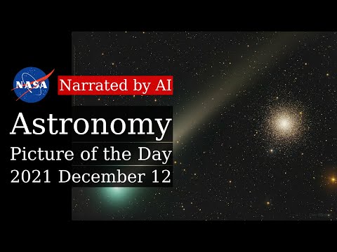 APOD: 2021-12-12 - Comet Leonard Before Star Cluster M3 (Narrated by Brian)