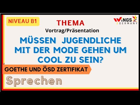 Do teenagers have to follow fashion to be cool? | B1/B2 Speaking Topic | Presentation