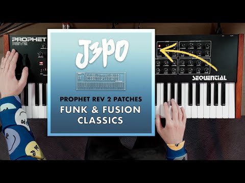 J3PO's "Funk & Fusion Classics" Prophet Rev 2 Library -- Official Sounds Demo