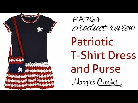 Patriotic T-Shirt Dress And Purse Product Review PA764