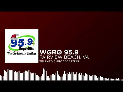 WGRQ Fairview Beach, VA "SuperHits 95.9" Legal ID [Christmas Music](12/4/24)