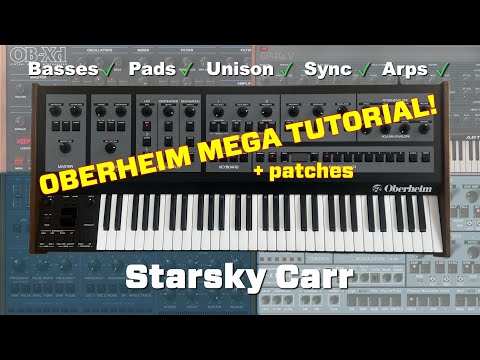 Creating Sounds on Oberheim Style Synths/Plugins // OB-X8 Tutorial