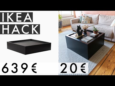 DIY Design Couchtisch aus KALLAX für 20€!! | Der einfachste Ikea Hack aller Zeiten! | Jelena Weber