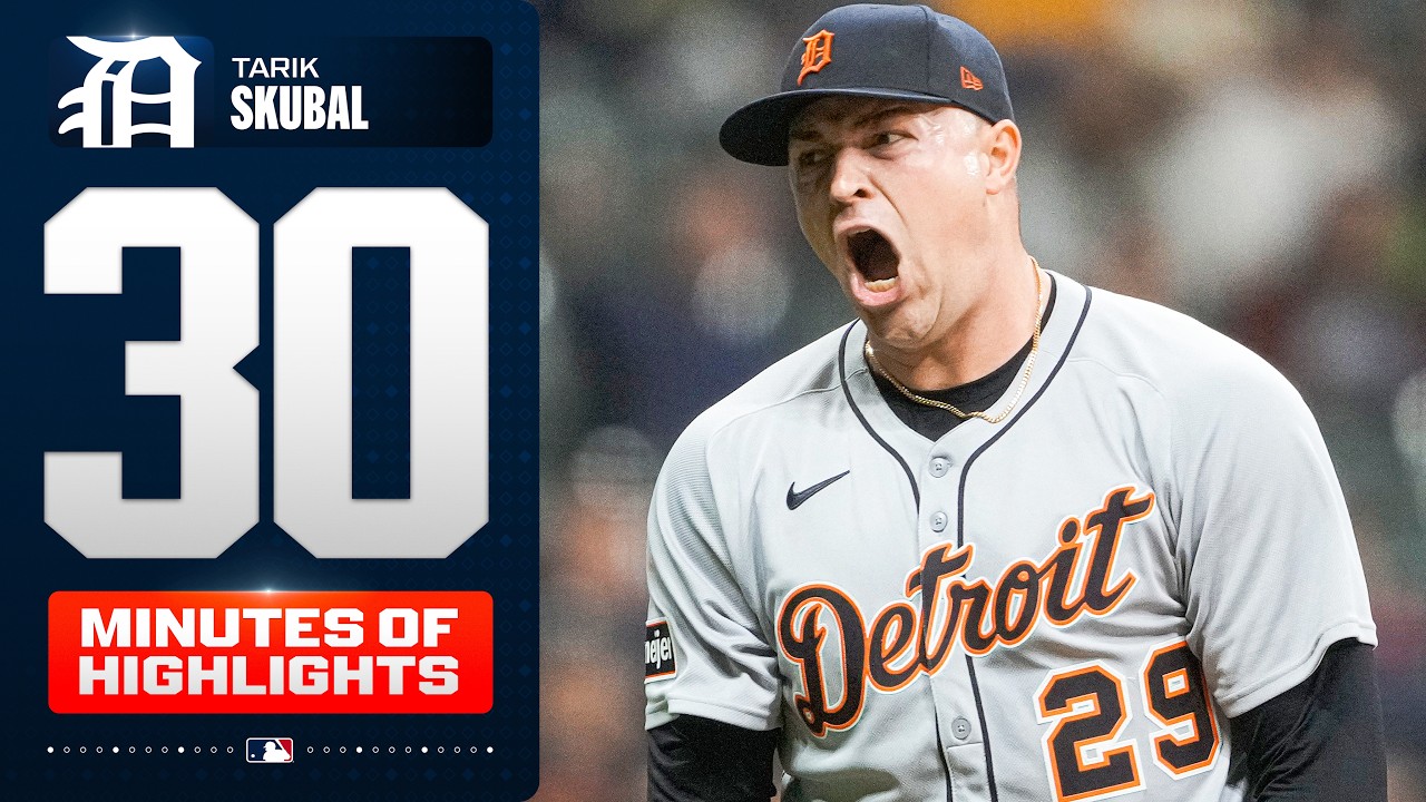 30 MINUTES of Tarik Skubal highlights with the Tigers! (Back-to-back AL Cy Young winner in 2024-25)