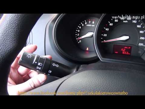 WORD Sieradz egzamin praktyczny -  światła Kia Rio / OSK TURBO Pabianice