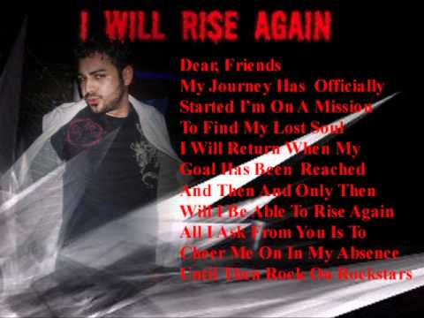 I WILL RISE AGAIN
