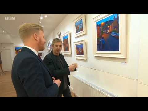 Chris Cyprus Northern Lights on BBC North West Tonight