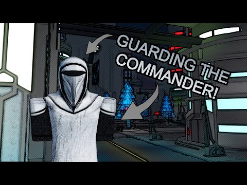 GUARDING THE COMMANDER OF RG! | Roblox Star Wars Coruscant