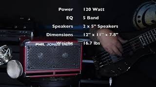Video thumbnail for Phil Jones Bass Bass Cub Pro (BG-120) by Official Phil Jones Bass