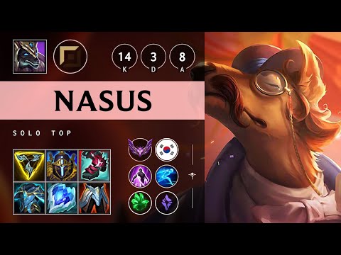 Nasus Top vs Aatrox - KR Master Patch 25.17