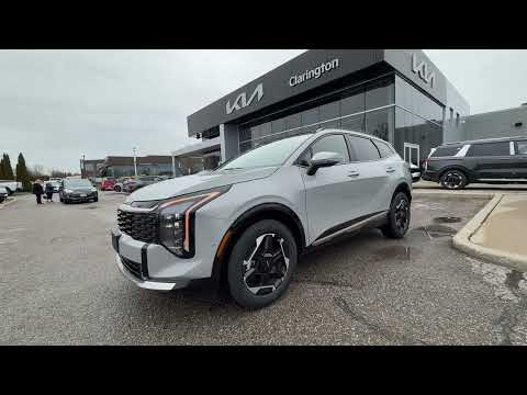 2026 Kia Sportage Hybrid in Gray for sale at Clarington Kia in Bowmanville, ON