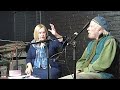 Tommy Sands and Bernadette Devlin McAliskey at Tyneside Irish Festival in October 2024