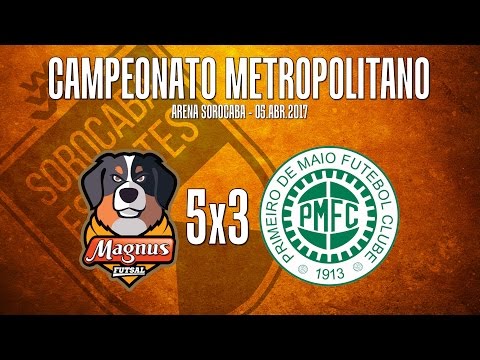 Futsal: Gols Magnus/Sorocaba 5x3 1º de Maio