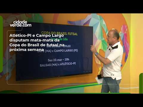 Atlético-PI e Campo Largo disputam mata-mata da Copa do Brasil de futsal na próxima semana