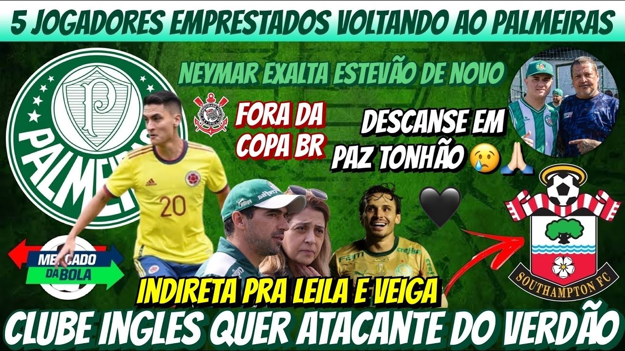🚨 5 EMPRESTADOS VOLTANDO! CLUBE INGLÊS QUER ATA… ABEL: INDIRETA PRA LEILA E VEIGA! TONHÃO SE FOI 😭