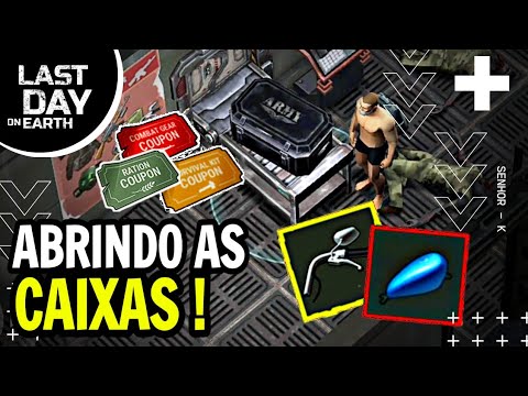 ABRINDO AS 3 CAIXAS DO BUNKER ALFA / TANK DA MOTO E ARMAS - Last Day On Earth