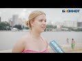 Красотка инспектирует пляжи: можно ли в Ростове охладиться в жаркий день на левом берегу Дона