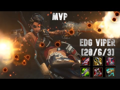 EDG Viper Dominating With Samira [20/6/3] 🔥 MVP  Korea Challenger