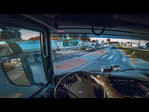 Driving Scania  POV - Oświęcim/A4 Poland