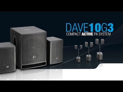 Обзор активной акустической системы LD Systems DAVE 10 G3
