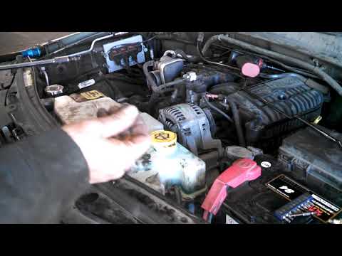 Power steering stretch fit belt replacement 2008 Dodge Nitro 4.0L Serpentine belt too