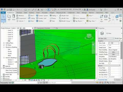 Site & Landscape Design in Revit 9