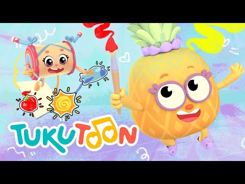¡A Pintar! 🎨 | Una divertida canción para aprender los colores 🌈🎶 | TukuToon Oficial 🥁💖