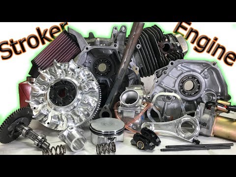 Stroker Engine Build: 30+ HP on a 65 MPH Mini Bike! (Complete Build)