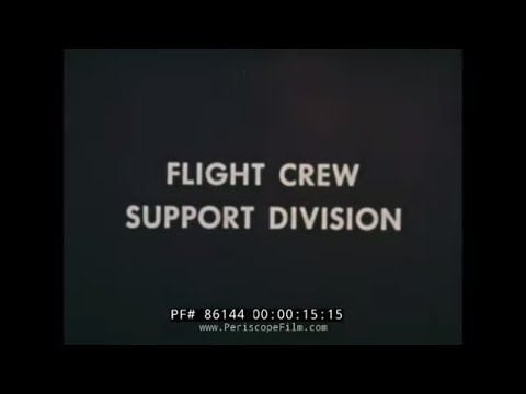 NASA GEMINI & APOLLO PROGRAM  ASTRONAUT FLIGHT CREW SUPPORT DIVISION FILM  86144