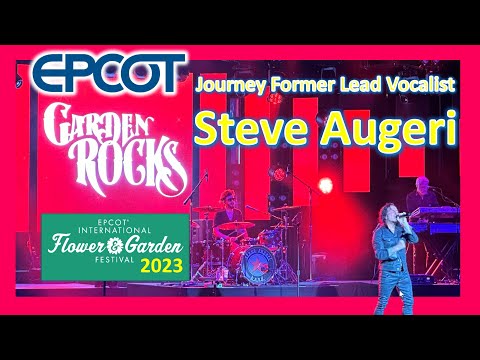 Steve Augeri | Former Lead Vocalist of Journey | Epcot Garden Rocks | 2023 | Walt Disney World