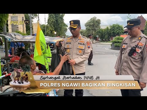 POLRES NGAWI BAGIKAN BINGKISAN