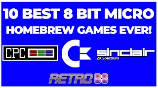 The 10 Best 8 bit Homebrew Games Ever C64 ZX Spectrum Amstrad