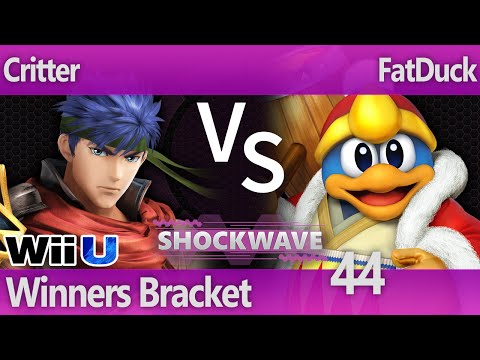 SW 44 Smash 4 - Critter (Ike) vs FatDuck (DDD) - Winners Bracket
