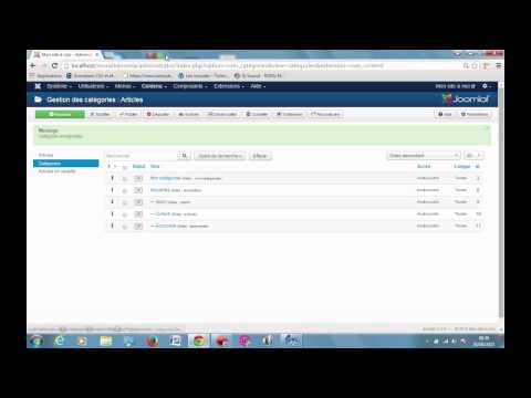 TUTO Administration Joomla Créer le contenu Partie 2 les actualités