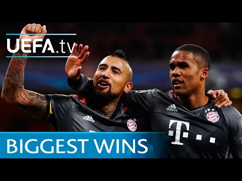 Bayern 10-2 Arsenal and the other biggest knockout wins