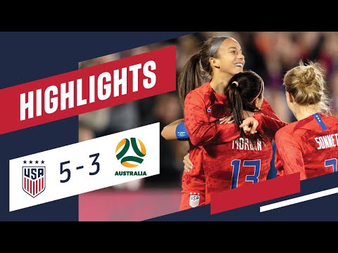 USA 5-3 AUSTRALIA Highlights | Apr. 4, 2019 | Commerce City, CO - Dick's Sporting Goods Park