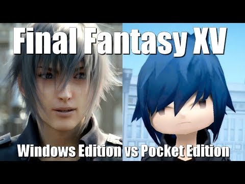 Final Fantasy XV - mobile (Android) vs PC comparison