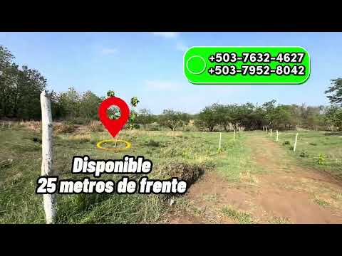 Terrenos baratos en venta El Salvador $20,000.00 con Financiamiento Usulután Jiquilisco 