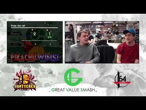 Smash 64: Spongy (Kirby) V The Yid (Yoshi) - Shattered 129 Tournament SSB64