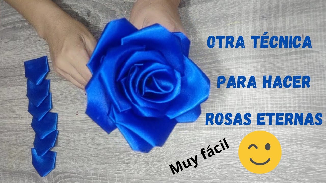 OTRA TECNICA PARA HACER ROSAS ETERNAS, MUY FACIL EXPLICADO PASO A PASO