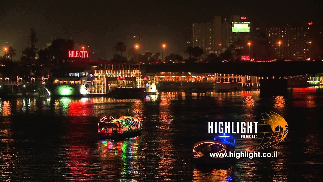 Egypt 005 - Egypt Stock Footage: HD footage of Cairo and the Nile at sunset