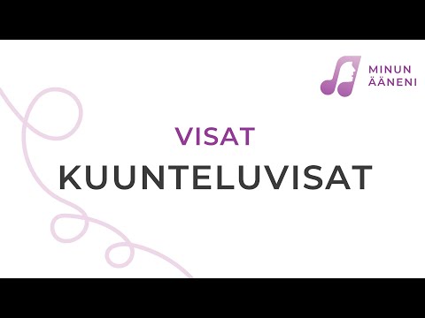 Visat: Kuunteluvisat (Minun ääneni -video-opas)