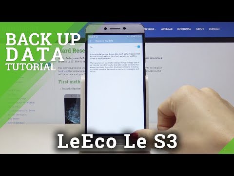 How to Turn On Google Backup on LeEco Le S3 - Enable Backup Option