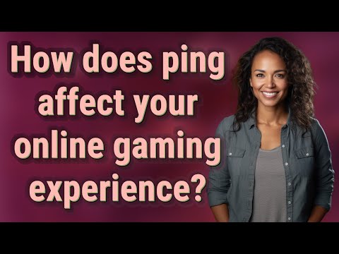 How does ping affect your online gaming experience?
