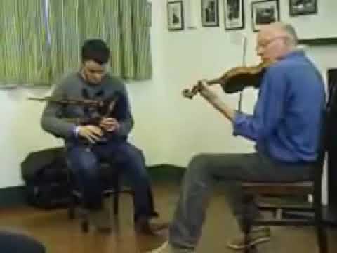 Callum Armstrong on smallpipes and Pete Stewart on fiddle play 'My Love Comes Passing By Me', 1733